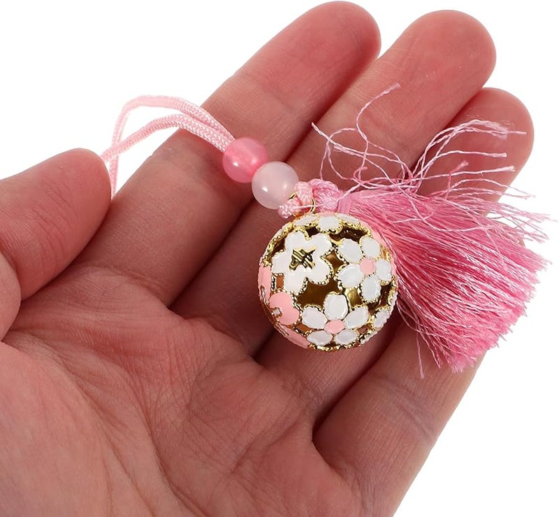 Japanese Kinkaku Temple Cherry Blossom Tassel Pendant Good Luck Charm For Bag Backpack Home Decor - Image 4
